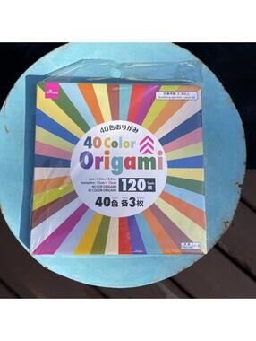 Daiso Japan 40 colors of ORIGAMI (120 sheets)